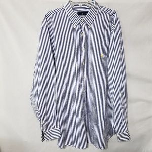 RALPH LAUREN Stripe Button Down Shirt (I-02)
